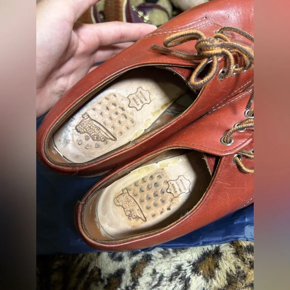 RED WING 8001 Work Oxford Round Toe Aurorasset Size 10.5 made in the USA - Picture 4 of 12